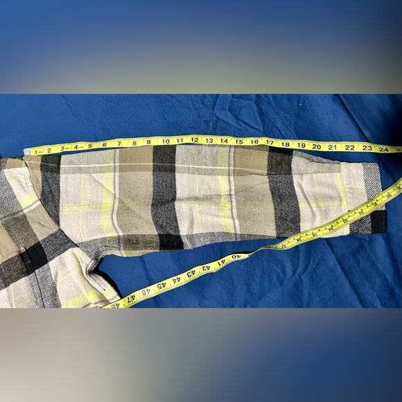 John Elliott Hemi Oversized Flannel Shirt in Cinder Cyclone Sz 0 XS - Picture 3 of 9